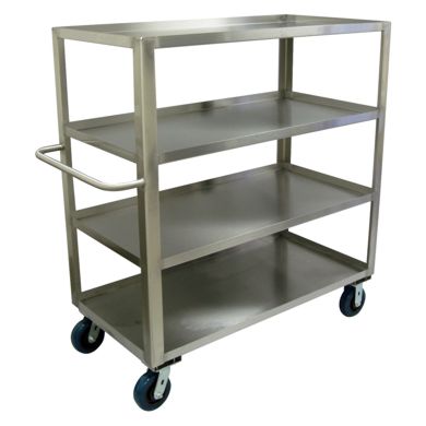 four shelf stainless steel stock truck