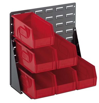 Panel Parts Storage Storage Systems for Parts Bins | Bench Top Louvered Panel | DC Graves